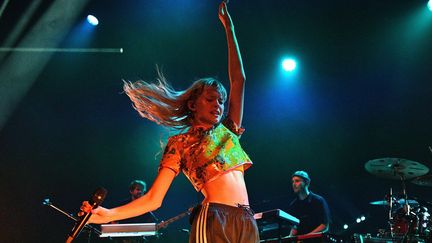 Angèle aux Francofolies en juillet 2018.
 (Xavier LEOTY / AFP)