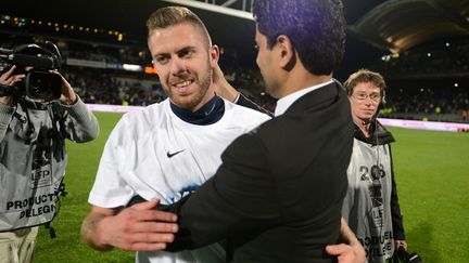 Jérémy Ménez aura conclu de la plus belle des façons la saison du PSG.  (PHILIPPE DESMAZES / AFP)