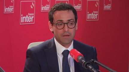 Stéphane Séjourné, secrétaire général de Renaissance et ministre des Affaires étrangères, lundi 10 juin 2024 sur France Inter. (FRANCE INTER / RADIO FRANCE)