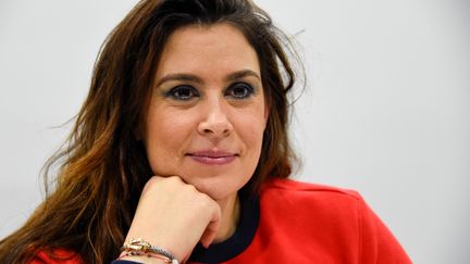 Marion Bartoli lors d'une conférence de presse à Paris le 20 décembre 2017 (BERTRAND GUAY / AFP)