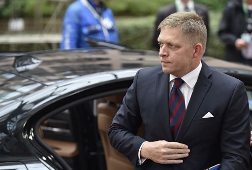 Le Premier ministre slovaque, Robert Fico, à Bruxelles le 23 septembre 2015 (REUTERS - Eric Vidal)