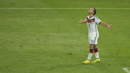 Mario G&ouml;tze pendant la finale de la Coupe du monde de football, &agrave; Rio de Janeiro (Br&eacute;sil), dimanche 13 juillet 2014.&nbsp; (OMAR MARTINEZ / MEXSPORT)