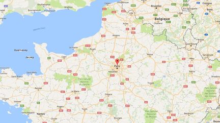 Capture d'écran d'une carte pointant la ville de Saint-Denis (Seine-Saint-Denis).&nbsp; (GOOGLE MAPS)