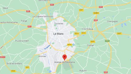 Les faits sont survenus mercredi 23 mars 2022 en début de soirée, aux abords de la fête foraine située dans la zone d'activité du Panorama, dans le sud du Mans (Sarthe). (GOOGLE MAPS)