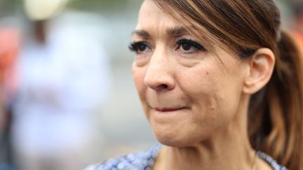 La nouvelle secrétaire d'État à la ville Sabrina Agresti-Roubache, le 28 juillet 2023. (LAURENSON PHILIPPE / MAXPPP)