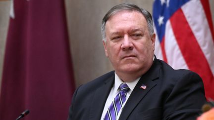 Le secrétaire d'État américain Mike Pompeo au Département d'État à Washington, le 14 septembre 2020 (photo d'illustration). (ERIN SCOTT / POOL)