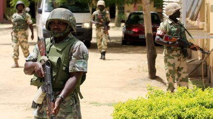 &nbsp; (L'armée nigériane peine à contenir les assauts de Boko Haram (photo d'illustration prise en 2013) © SIPA/AP Photo/Jon Gambrell)