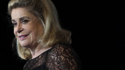 Catherine Deneuve  le 13 novembre 2016
 (JORGE GUERRERO / AFP)