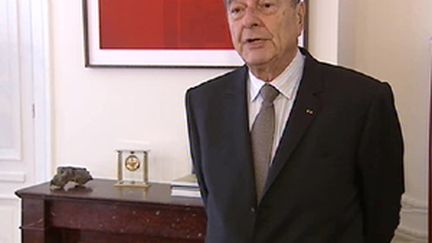 L'ancien président de la République Jacques Chirac (2007).