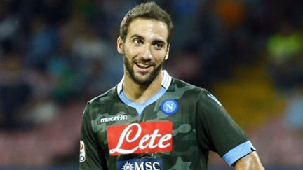 L'attaquant argentin du Napoli Gonzalo Higuain