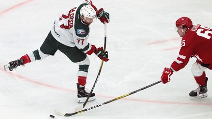 L'international français Stéphane Da Costa (à gauche) sous le maillot de Kazan (RUS). (VITALIY BELOUSOV / SPUTNIK)