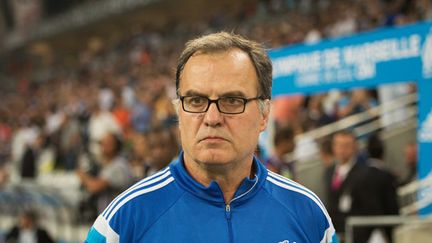 Marcelo Bielsa, l'entraîneur de l'OM (BERTRAND LANGLOIS / AFP)