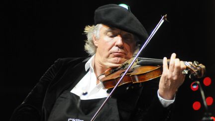 Didier Lockwood au festival Jazz in Marciac le 2 oût 2014. (MAXPPP)