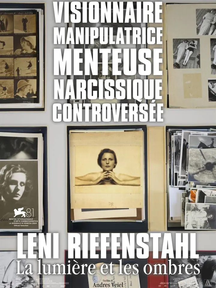 L'affiche de "Leni Riefenstahl, la lumière et les ombres" de Andres Veiel (2024). (ARP)