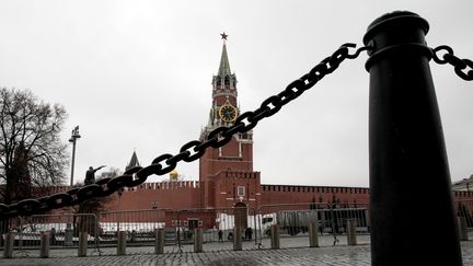 Le Kremlin, à Moscou, en mars 2024 en Russie. (TATYANA MAKEYEVA / AFP)