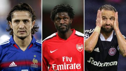 Bixente Lizarazu, Emmanuel Adebayor et Mathieu Valbuena ont été victimes d'extorsion de fonds durant leur carrière.&nbsp; (AFP)