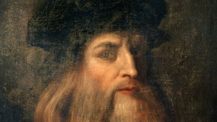 "Autoportrait", portrait présumé de l'artiste, peinture de Leonard de Vinci, Galerie des Offices (Uffizi) à Florence, le 1er octobre 2016. (LEEMAGE VIA AFP)