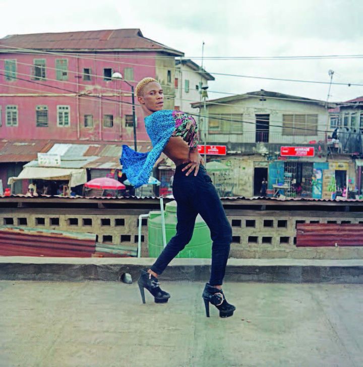 Sabelo Mlangeni, A roof top photoshoot with the dancers 2019 (Sabelo Mlangeni)