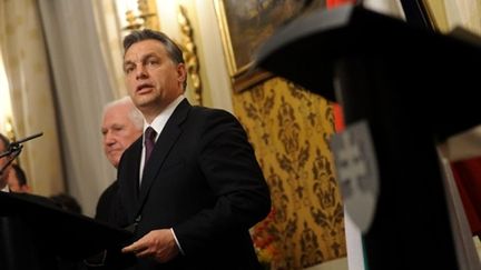 Le premier ministre hongrois, Viktor Orban, le 14 décembre 2010. (AFP - SAMUEL KUBANI)