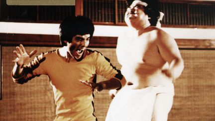 Un extrait du "Jeu de la mort" dernier film de Bruce Lee, tourn&eacute; en 1972, mais sorti en 1978. (ARCHIVES DU 7EME ART / PHOTO12 / AFP)