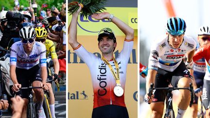 Tadej Pogacar, Jonas Vingegaard et Ion Izagirre ont animé la deuxième semaine du Tour de France, Fabio Jakobsen a dû abandonner. (AFP)