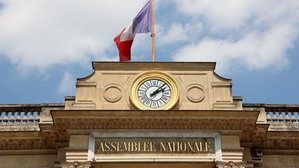 La façade de l'Assemblée nationale, à Paris, le 21 juin 2022. (MAXPPP)