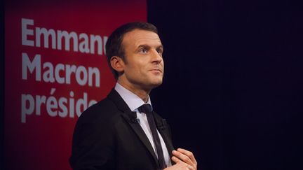 Emmanuel Macron, le 8 mars 2017 à Paris. (STÉPHANE ROUPPERT / CITIZENSIDE / AFP)