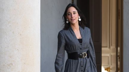 Brune Poirson, la secrétaire d'État auprès du ministre de la Transition écologique et solidaire, à l'Elysée, à Paris, le 12 février 2020. (ALAIN JOCARD / AFP)