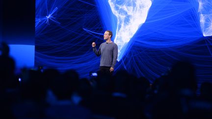 Mark Zuckerberg présente une nouvelle version de Facebook, le 30 avril 2019 à San Jose (Californie, Etats-Unis). (ANDREJ SOKOLOW / DPA / AFP)