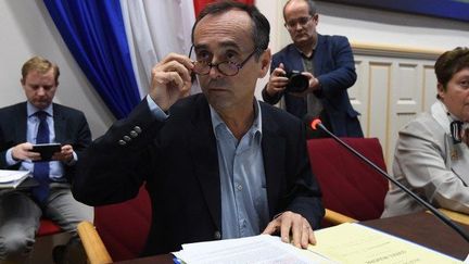 Le maire de Béziers Robert Ménard lors d'un conseil municipal en octobre 2016
 (SYLVAIN THOMAS / AFP)