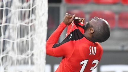 Giovanni Sio, le buteur du Stade Rennais (DAMIEN MEYER / AFP)