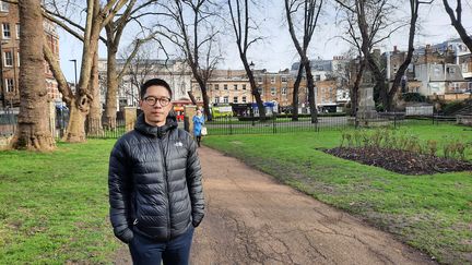 Nathan Law, à Londres, en 2022 (Radio France - Richard Place)