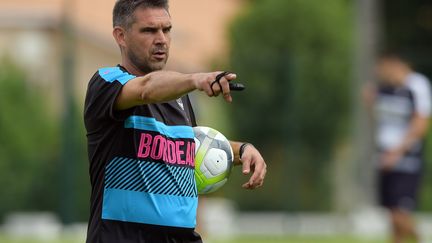 Jocelyn Gourvennec, entraîneur des Girondins de Bordeaux.  (NICOLAS TUCAT / AFP)