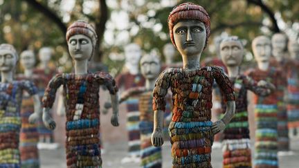 Statues de Nek Chand, au Chandigarh Rock Garden, dans la capitale du Punjab et Haryana.
 (Yvan Travert / Photononstop)