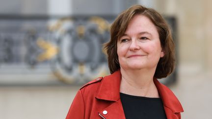 La ministre chargée des Affaires européennes, Nathalie Loiseau, après le Conseil des ministres à l'Elysée, le 20 mars 2019, à Paris. (LUDOVIC MARIN / AFP)