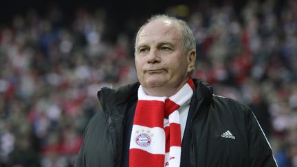 Uli Hoeness, le pr&eacute;sident du Bayern Munich, lors d'un match de son &eacute;quipe contre Hanovre &agrave; Munich (Allemagne), le 24 novembre 2012. (CHRISTOF STACHE / AFP)