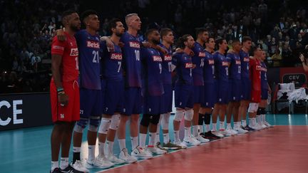 L'équipe de France de volley, le 27 septembre 2019, à Paris. (MAXPPP)