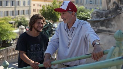 Rayane Bensetti et Thierry Lhermitte dans le film "La finale" de Robin Sykes.
 (UGC Ditribution)