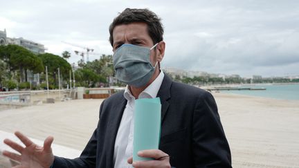 Le maire de Cannes David Lisnard, le 29 mai 2020. (VALERY HACHE / AFP)