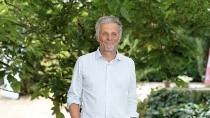 Stephane Guillon au Festival du film francophone d'Angoulême, le 26 aout 2022. (JAAK MOINEAU / HANS LUCAS)