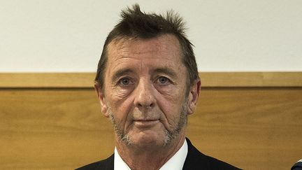 Phil Rudd à l'ouverture de son procès en Nouvelle-Zélande, avril 2015
 (MARTY MELVILLE / AFP)