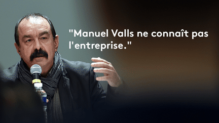 Le syndicaliste Philippe Martinez, le 29 juin 2015 dans "Les Echos". (MAXPPP)