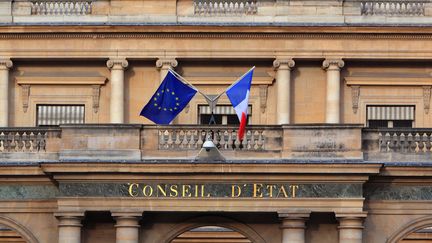 La façade du Conseil d'Etat à Paris le 19 janvier 2018. (MANUEL COHEN / AFP)