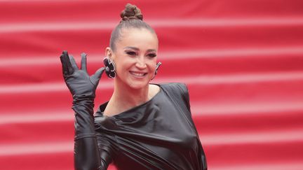 Olga Buzova in April 2024, at the opening of the Moscow International Film Festival (DMITRIY GOLUBOVICH / ANADOLU)