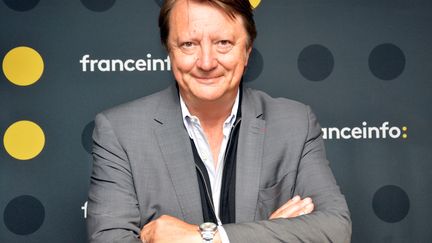 Lionel Chamoulaud, journaliste France Télévisions. (JEAN-CHRISTOPHE BOURDILLAT / RADIO FRANCE)