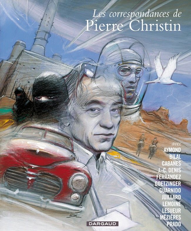 Couverture des "Correspondances de Pierre Christin", un roman graphique. (DARGAUD)