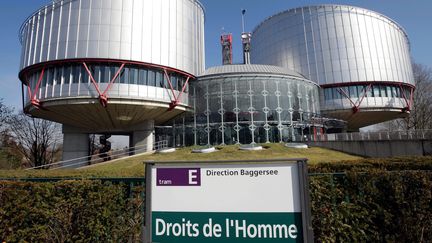 Le palais des Droits de l'Homme qui abrite la Cour Européenne des droits de l'Homme à Strasbourg (DOMINIQUE GUTEKUNST / MAXPPP)