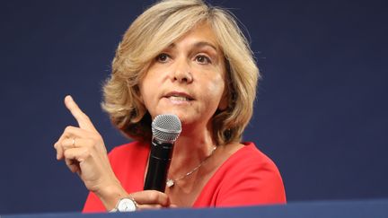 Valérie Pécresse, présidente de la région Ile-de-France, le 30 juin 2018.&nbsp; (VALERY HACHE / AFP)