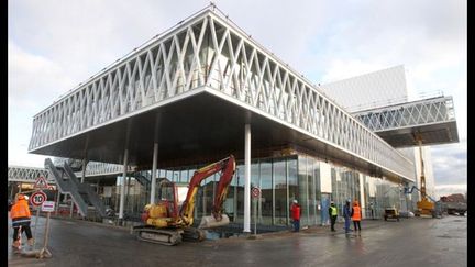 Le futur site des Archives nationales à Pierrefitte-sur-Seine (02/12/2011)
 (AFP / Pierre Verdy)