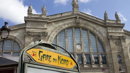 L'entrée de la gare du Nord, le 21 mai 2018, à Paris. (JACQUES LOIC / PHOTONONSTOP / AFP)